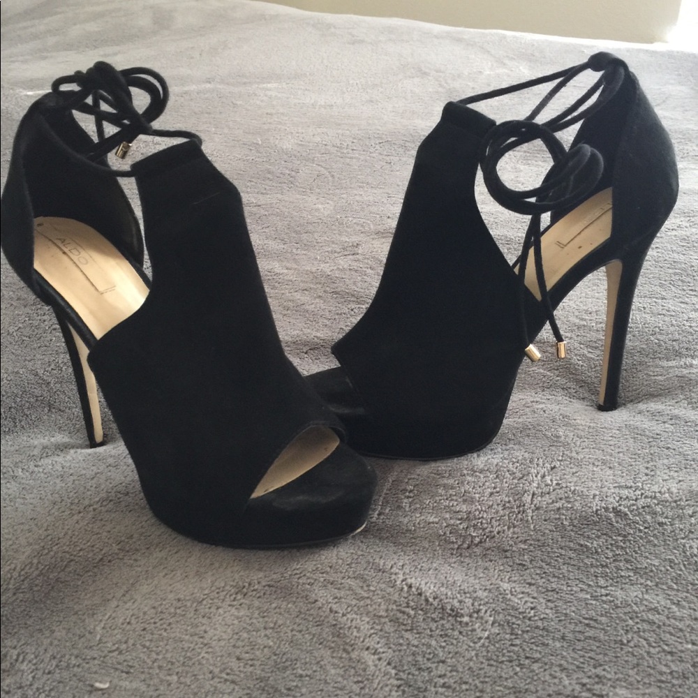 ALDO Black Tilley Heels